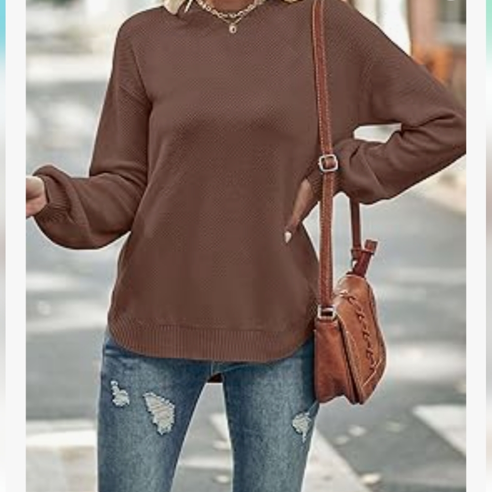 Coffee Color Sweater - Picture 12 of 12